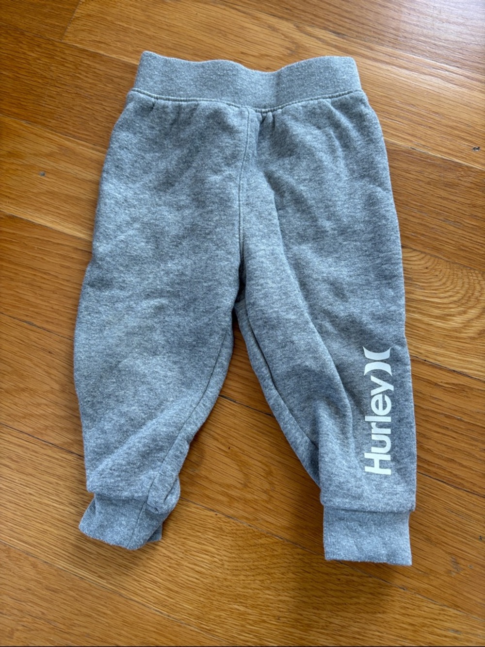 Hurley Kids Heather Gray Logo Jogger Sweatpants 12M